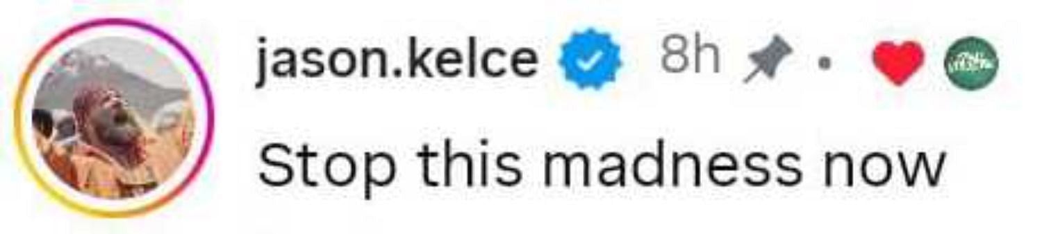 Jason Kelce reacts to Travis Kelce tattoo